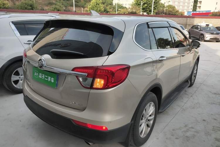 Used Buick Envision 2017 28T Four-Wheel Drive Elite Model Rear Right 45 Deg