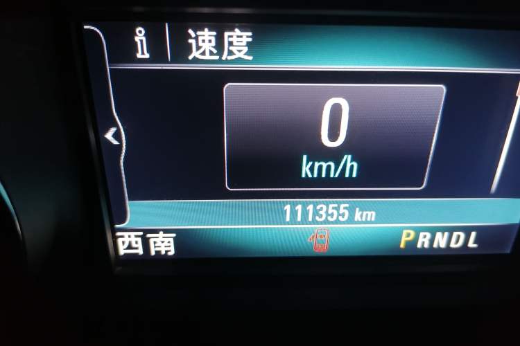 Used Buick Envision 2018 28T Four-Wheel Drive Elite Version Odometer Close Up