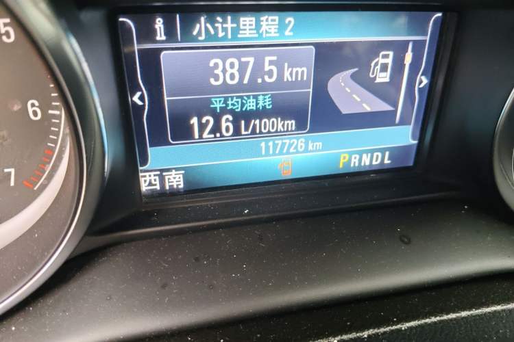Used Buick Envision 2018 28T Four-Wheel Drive Elite Version Odometer Close Up