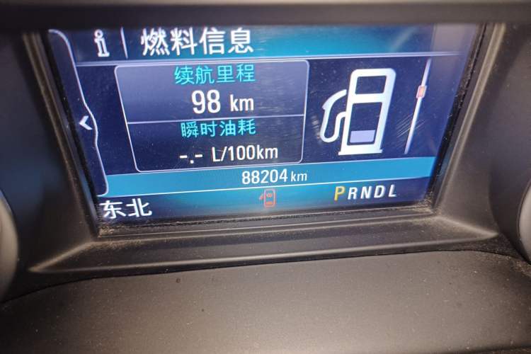 Used Buick Envision 2018 20T Two-Wheel Drive Luxury Model Odometer Close Up