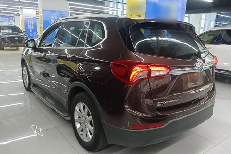 Used Buick Envision 2018 20T Two-Wheel-Drive Elite Model Rear Left 45 Deg