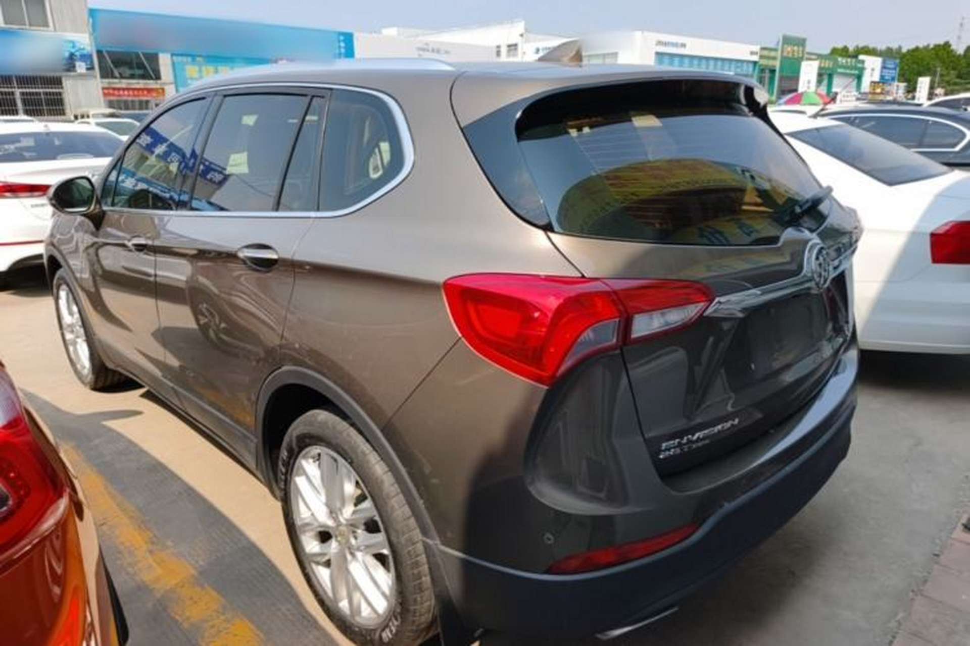 Used Buick Envision 2018 28T Four-Wheel Drive Luxury Model Rear Left 45 Deg