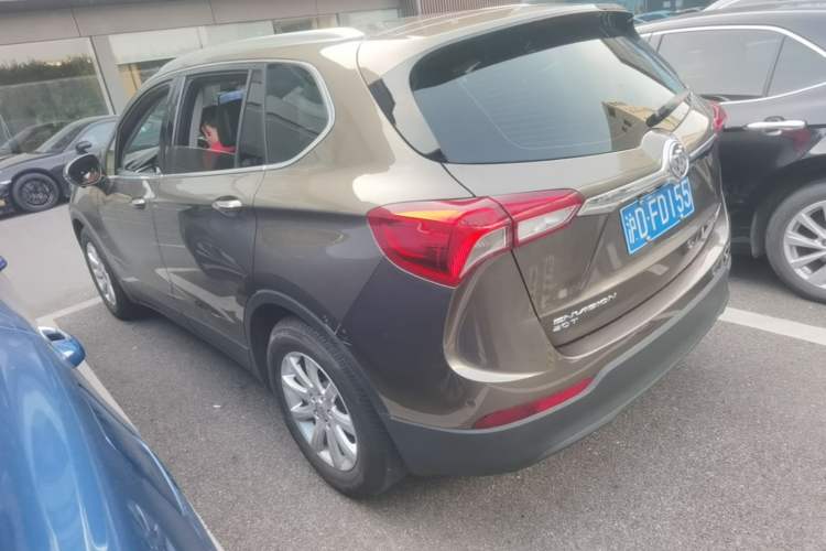 Used Buick Envision 2018 20T Two-Wheel-Drive Elite Model Rear Left 45 Deg