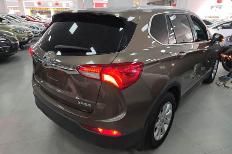 Used Buick Envision 2018 20T Two-Wheel-Drive Elite Model Rear Right 45 Deg