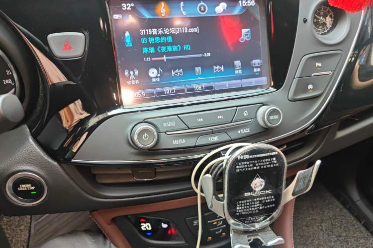 Used Buick Envision 2018 28T Four-Wheel Drive Elite Version Audio And AC Panel