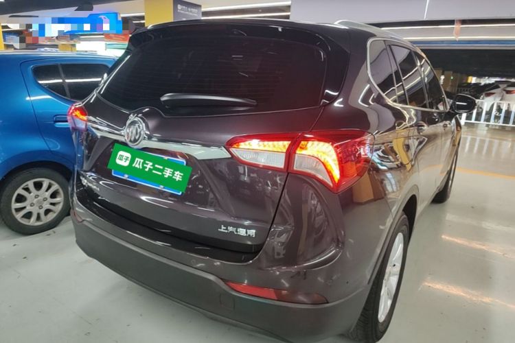 Used Buick Envision 2018 20T Two-Wheel-Drive Elite Model Rear Right 45 Deg