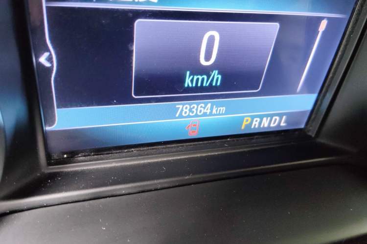 Used Buick Envision 2018 28T Four-Wheel Drive Elite Version Odometer Close Up