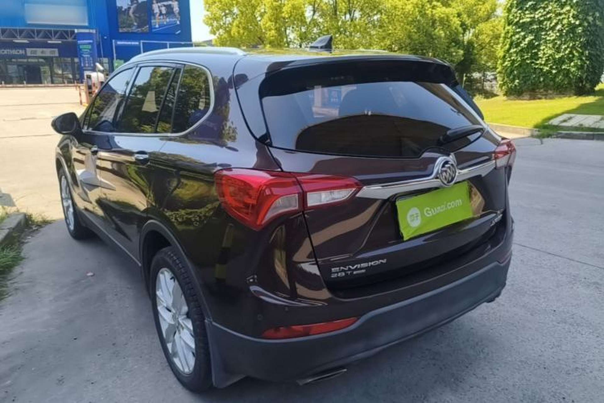 Used Buick Envision 2018 28T Four-Wheel Drive Elite Version Rear Left 45 Deg