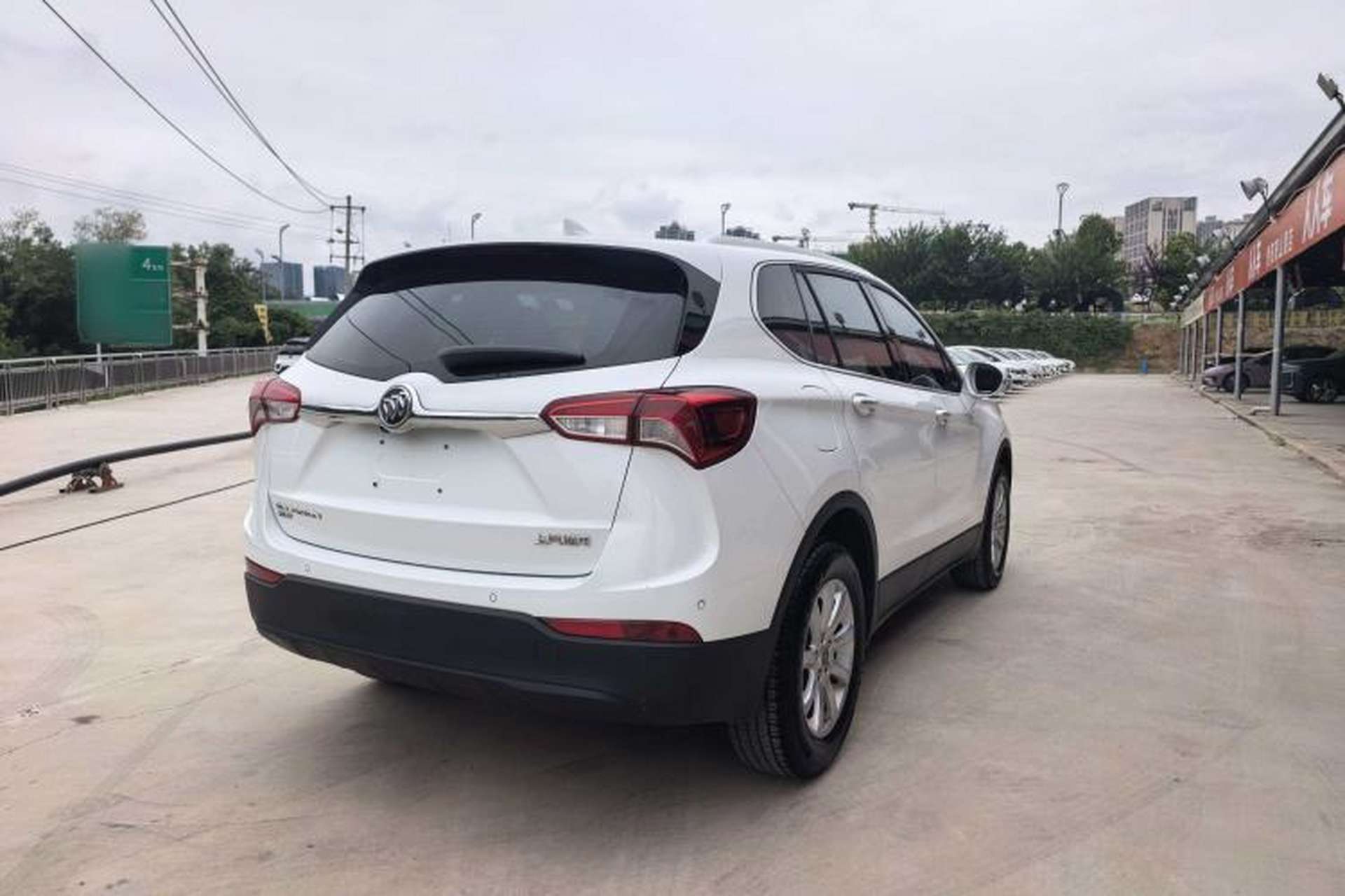 Used Buick Envision 2018 20T Two-Wheel Drive Luxury Model Rear Right 45 Deg