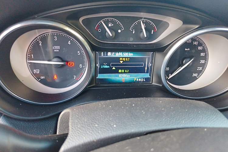 Used Buick Envision 2019 20T Two-Wheel Drive Elite Version China V Standard Odometer Close Up