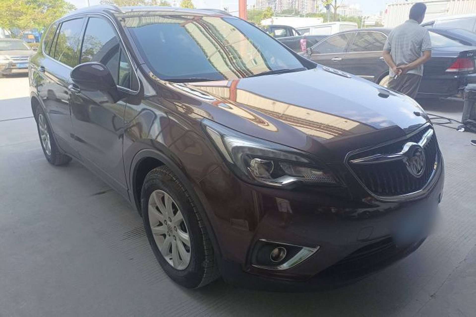 Used Buick Envision 2019 20T Two-Wheel Drive Luxury Version China VI Standard Front Right 45 Deg