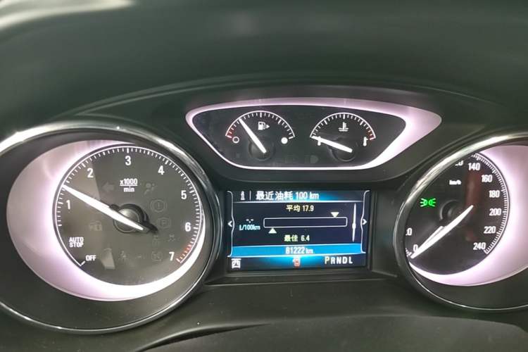 Used Buick Envision 2019 28T Four-Wheel Drive Elite Version China VI Standard Instrument Cluster