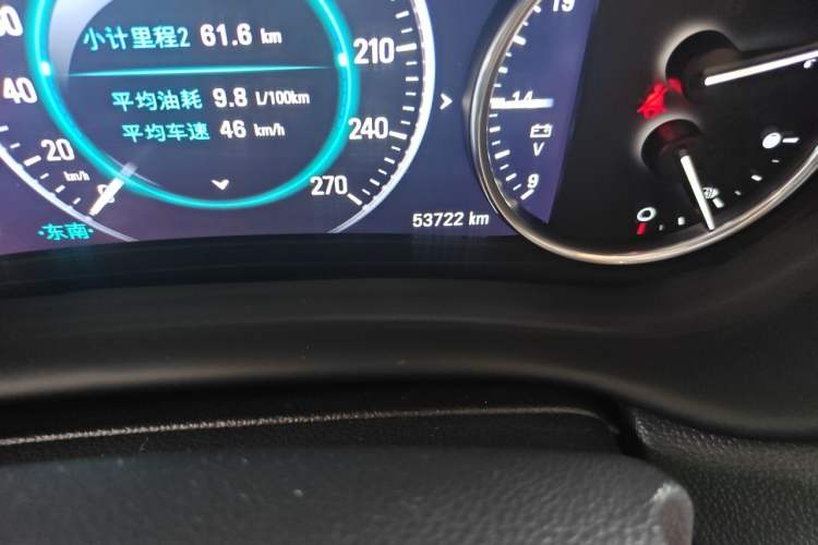 Used Buick Envision 2019 28T 4x4 Luxury Model China VI Standard Odometer Close Up