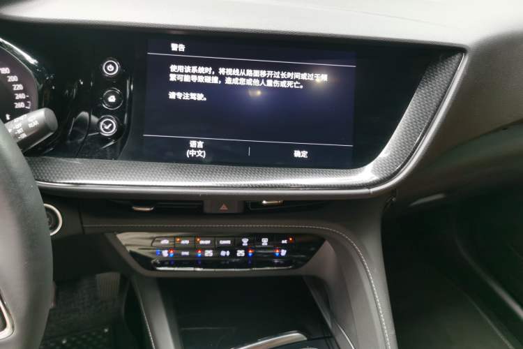 Used Buick Envision 2020 Encore GX S 652T Two-Wheel-Drive Limited-Edition S Sport Version Audio And AC Panel