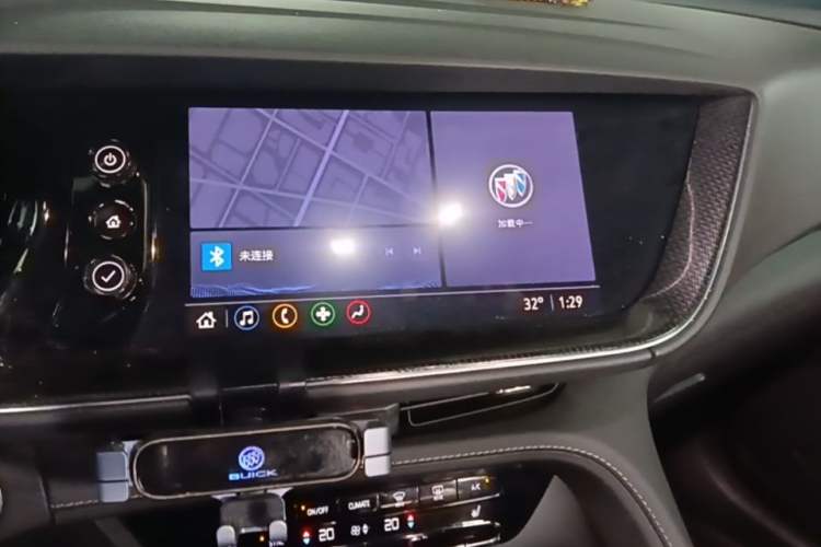 Used Buick Envision 2020 Encore S 652T Two-Wheel Drive Luxury Model Audio And AC Panel