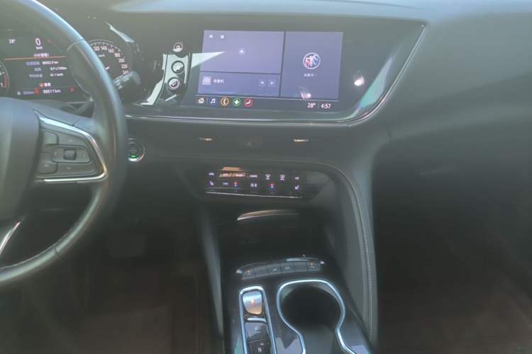 Used Buick Envision 2020 Encore S 652T Two-Wheel Drive Luxury Model Audio And AC Panel