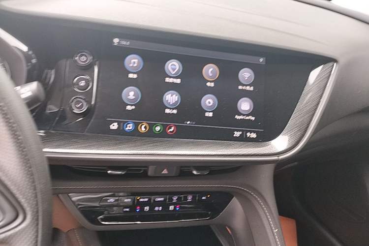 Used Buick Envision 2020 Encore S 652T Two-Wheel Drive Luxury Model Audio And AC Panel