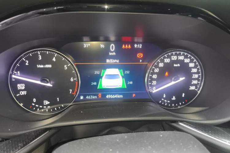 Used Buick Envision 2020 Encore S 652T Two-Wheel Drive Luxury Model Instrument Cluster