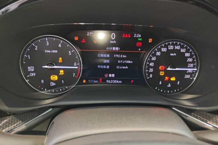 Used Buick Envision 2020 Onix S 652T Two-Wheel Drive Elite Model Instrument Cluster