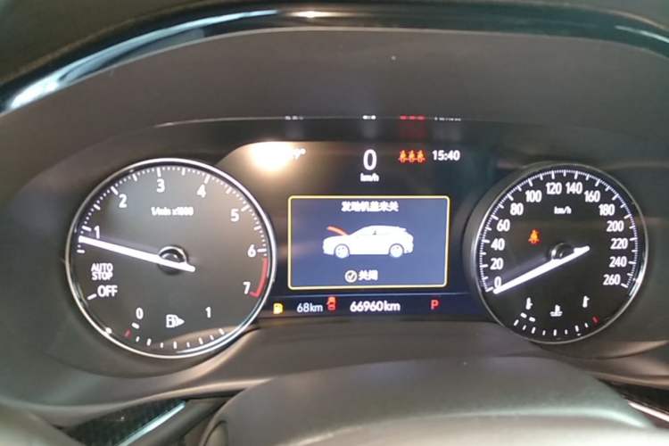 Used Buick Envision 2020 Encore GX S 652T Two-Wheel-Drive Limited-Edition S Sport Version Instrument Cluster