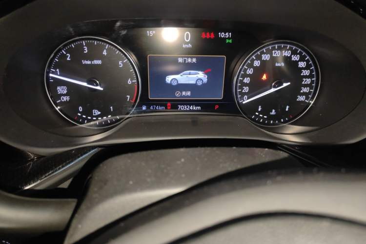 Used Buick Envision 2020 Encore S 652T Two-Wheel Drive Luxury Model Odometer Close Up