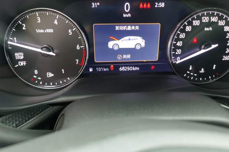 Used Buick Envision 2020 Encore GX S 652T Two-Wheel-Drive Limited-Edition S Sport Version Odometer Close Up