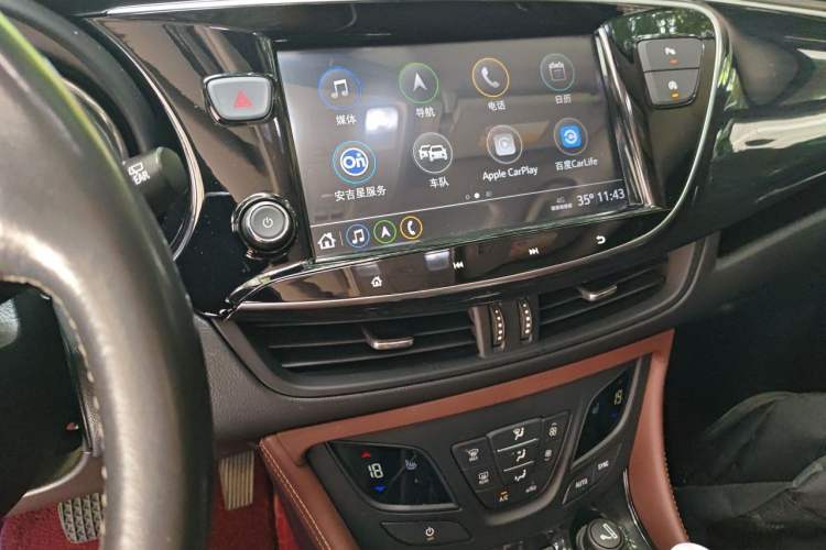 Used Buick Envision 2020 28T Four-Wheel Drive Elite Version Audio And AC Panel