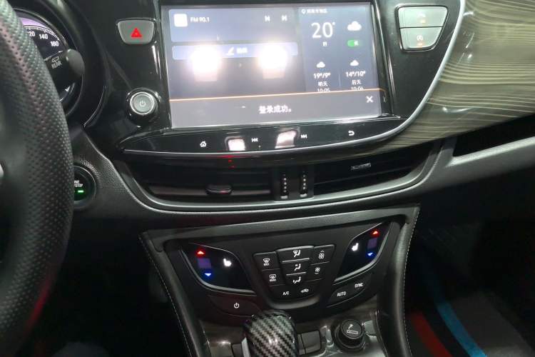 Used Buick Envision 2020 20T Two-Wheel Drive Elite Version Audio And AC Panel