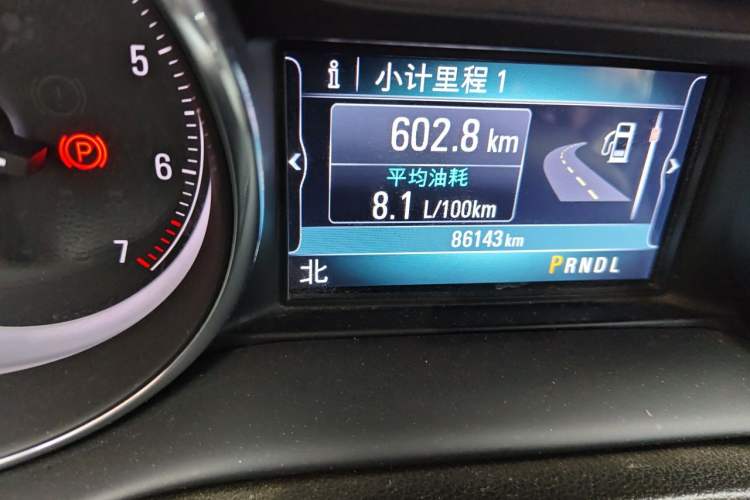 Used Buick Envision 2020 20T Two-Wheel Drive Elite Version Odometer Close Up