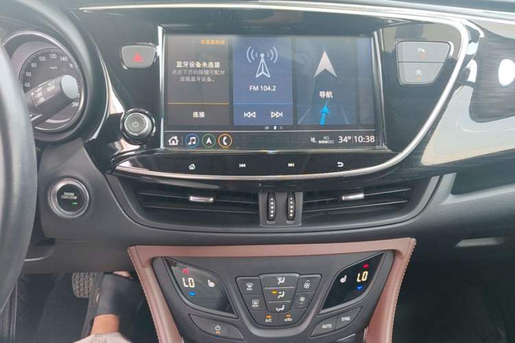 Used Buick Envision 2020 28T Four-Wheel Drive Elite Version Audio And AC Panel