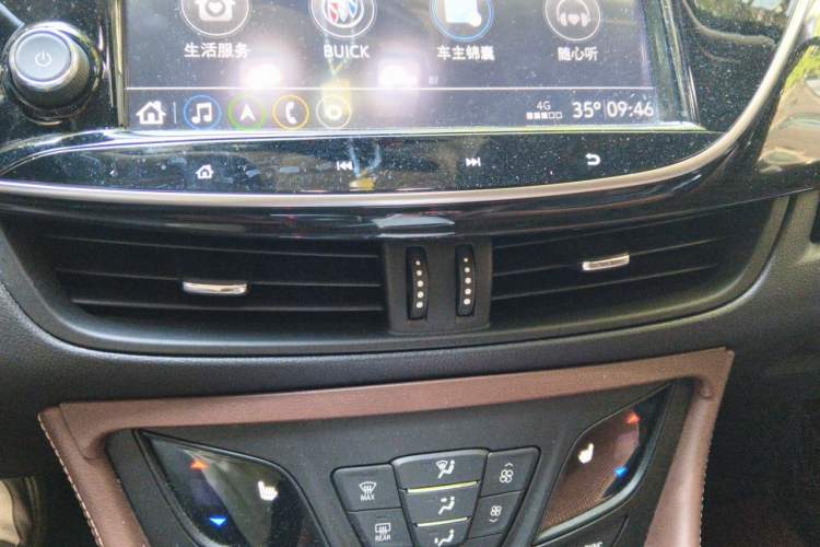 Used Buick Envision 2020 28T Four-Wheel Drive Elite Version Audio And AC Panel