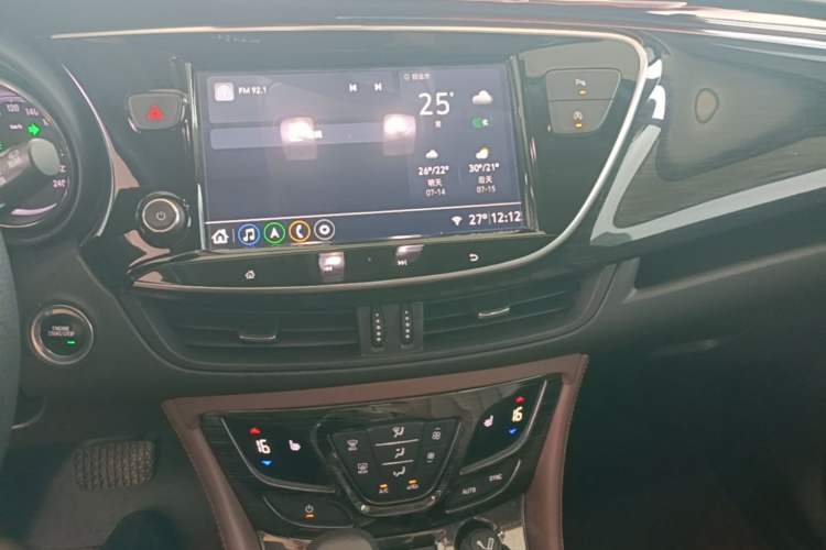 Used Buick Envision 2020 28T Four-Wheel Drive Elite Version Audio And AC Panel