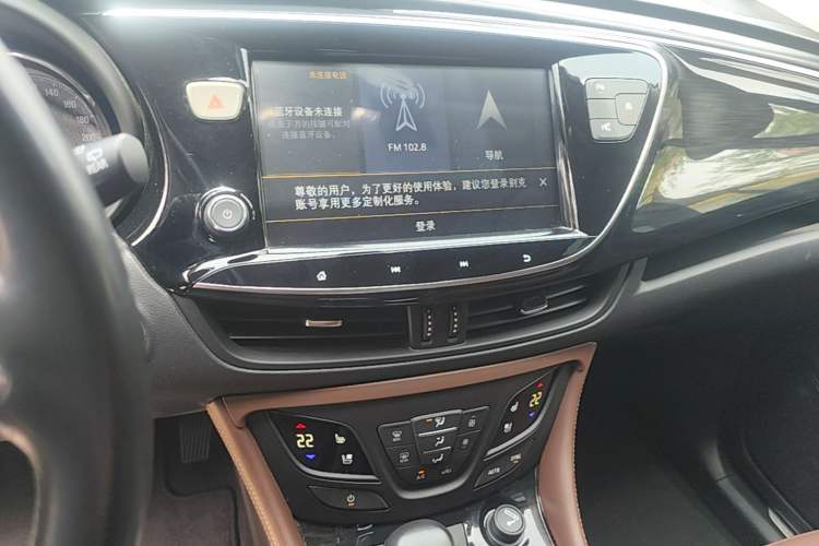 Used Buick Envision 2020 20T Two-Wheel Drive Leading Version Audio And AC Panel