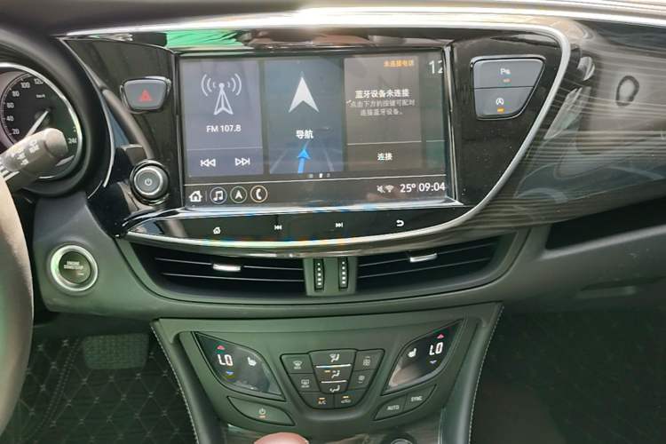 Used Buick Envision 2020 20T Two-Wheel Drive Elite Version Audio And AC Panel