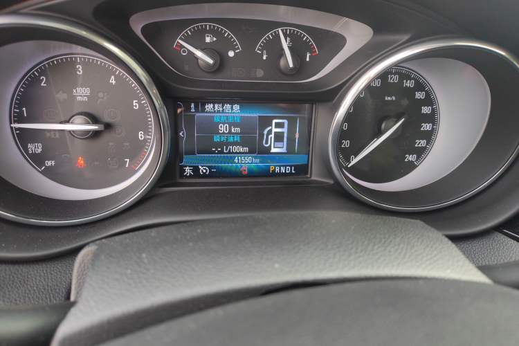 Used Buick Envision 2020 28T Four-Wheel Drive Elite Version Odometer Close Up