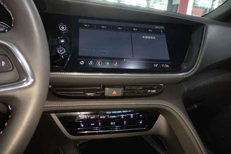 Used Buick Envision 2020 Encore S 652T Four-Wheel Drive Luxury Model Audio And AC Panel