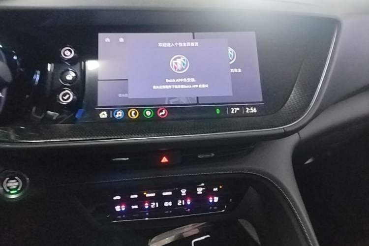 Used Buick Envision 2020 Encore GX S 652T Two-Wheel-Drive Limited-Edition S Sport Version Audio And AC Panel