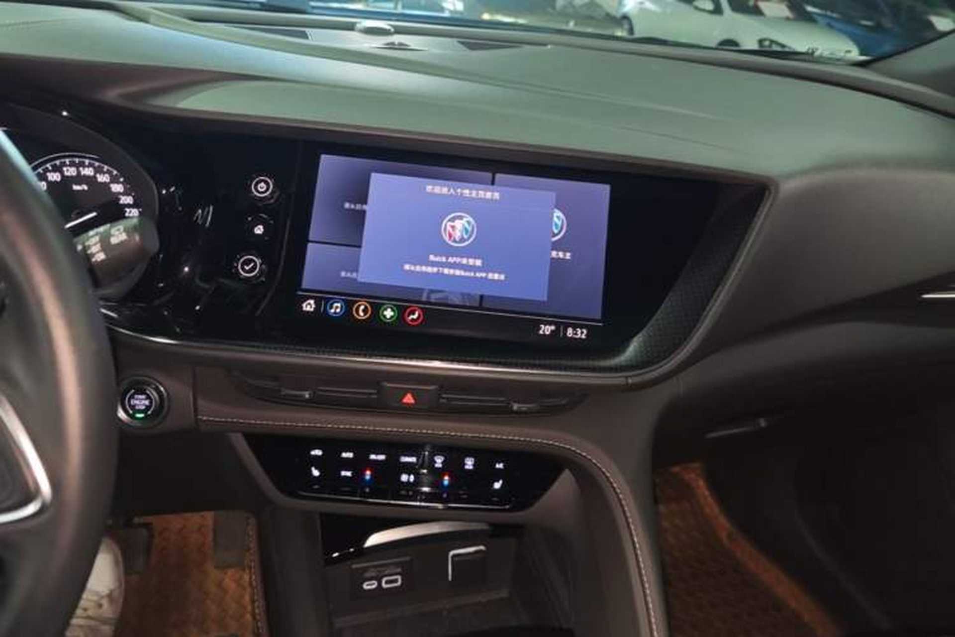Used Buick Envision 2020 Encore S 652T Two-Wheel Drive Luxury Model Audio And AC Panel