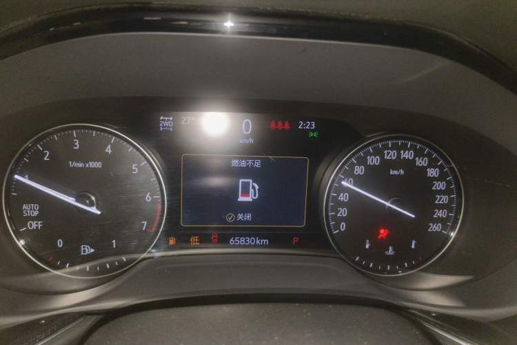Used Buick Envision 2020 Encore S 652T Four-Wheel Drive Luxury Model Odometer Close Up