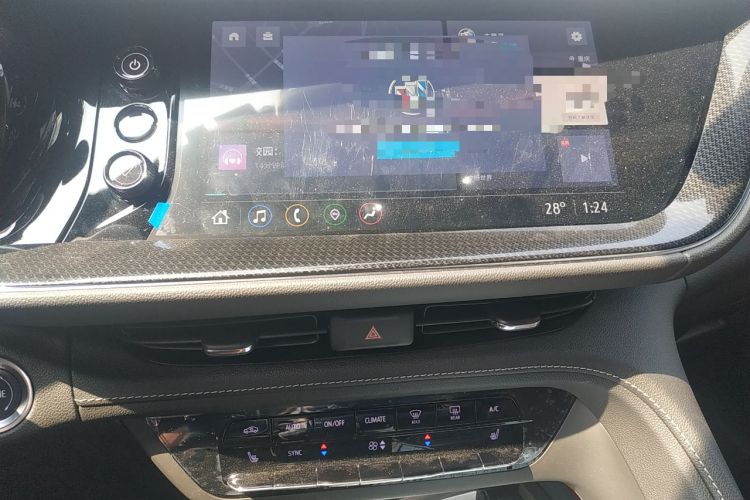 Used Buick Envision 2020 Encore S 652T Two-Wheel Drive Luxury Model Audio And AC Panel