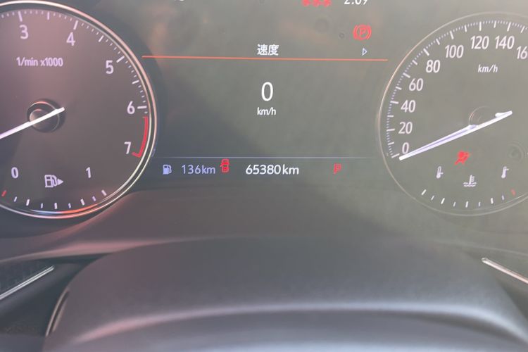 Used Buick Envision 2020 Encore S 652T Two-Wheel Drive Luxury Model Odometer Close Up