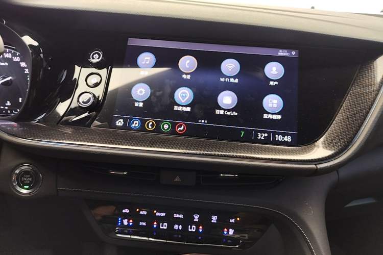 Used Buick Envision 2020 Encore GX S 652T Two-Wheel-Drive Limited-Edition S Sport Version Audio And AC Panel