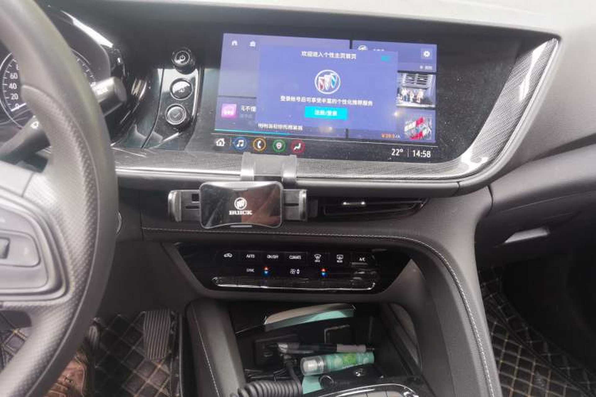 Used Buick Envision 2020 Onix S 652T Two-Wheel Drive Elite Model Audio And AC Panel
