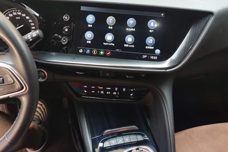 Used Buick Envision 2020 Encore S 652T Four-Wheel Drive Luxury Model Audio And AC Panel