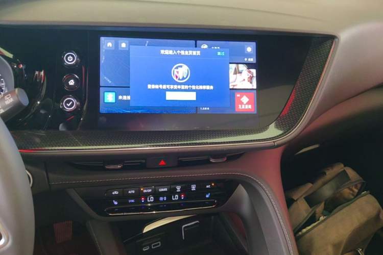 Used Buick Envision 2020 Encore S 652T Two-Wheel Drive Luxury Model Audio And AC Panel