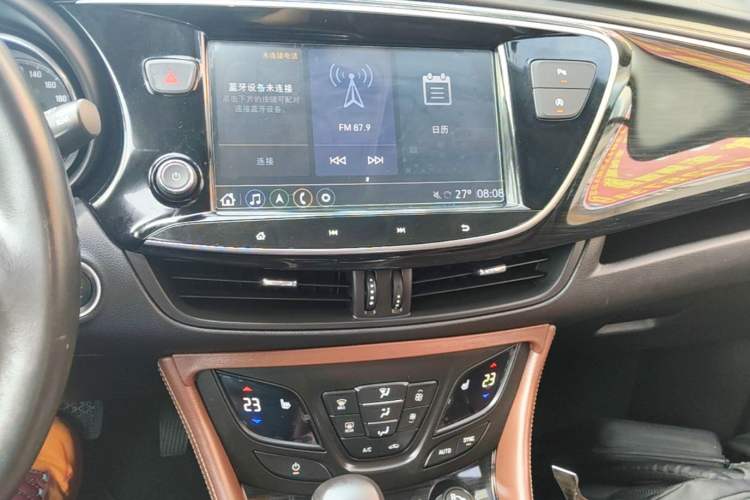 Used Buick Envision 2020 28T Four-Wheel Drive Elite Version Audio And AC Panel