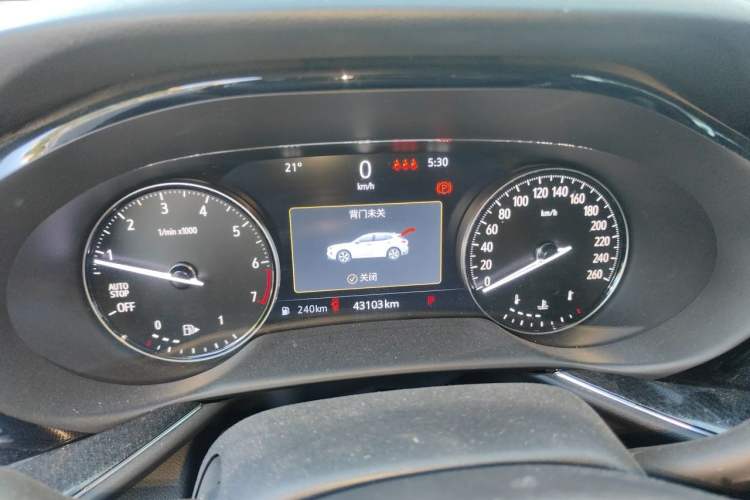Used Buick Envision 2020 Encore S 652T Two-Wheel Drive Luxury Model Instrument Cluster