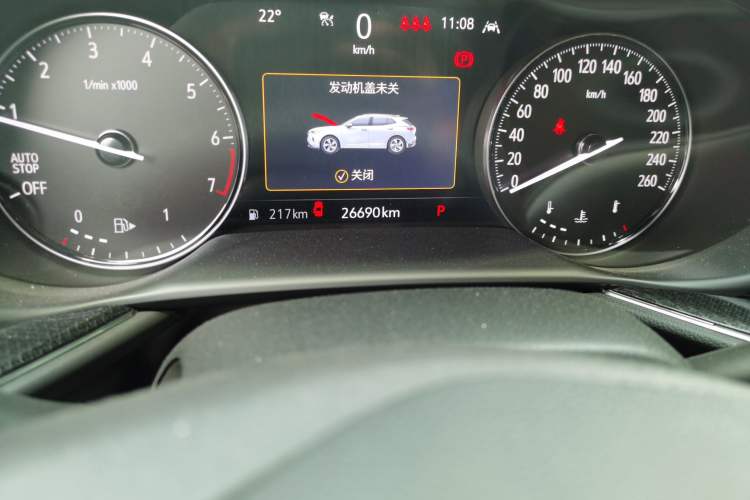 Used Buick Envision 2020 Encore GX S 652T Two-Wheel-Drive Limited-Edition S Sport Version Odometer Close Up