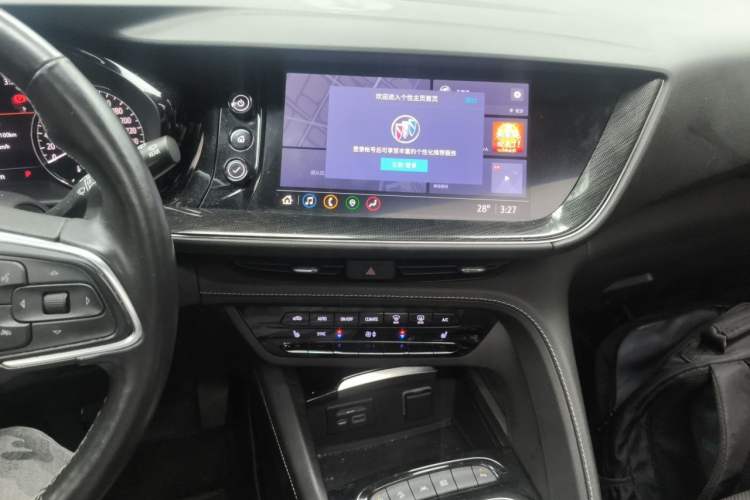 Used Buick Envision 2021 Encore Plus 652T Five-Seat All-Wheel-Drive Luxury Model Audio And AC Panel