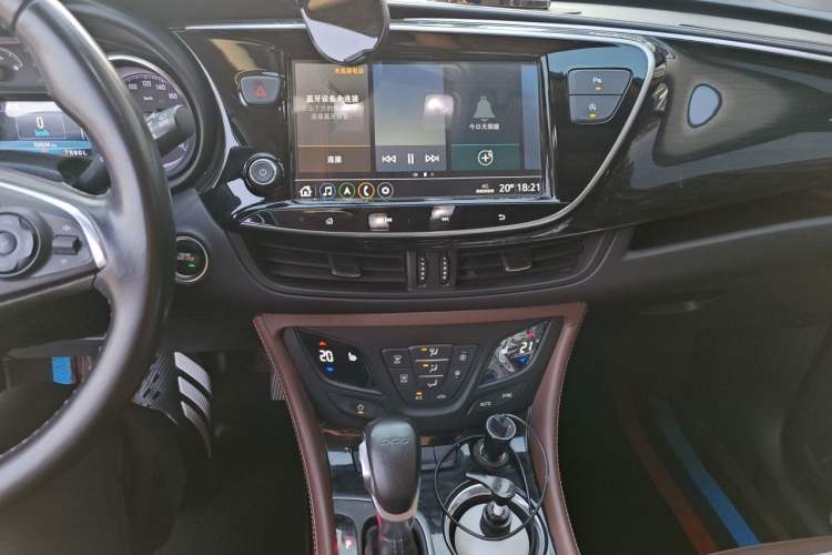 Used Buick Envision 2021 532T Two-Wheel-Drive Elite Version Audio And AC Panel